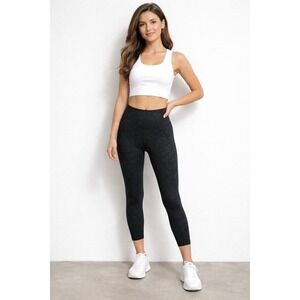 Sweaty Betty All Day Leggings Women S Black Geometric 7/8 length Embossed